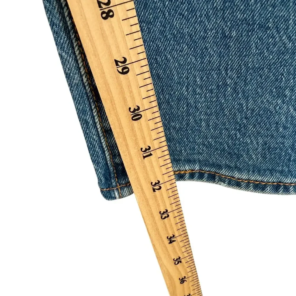 Levis 501 93 Original Jeans Mens 40x32 Medium Wash Blue Stretch